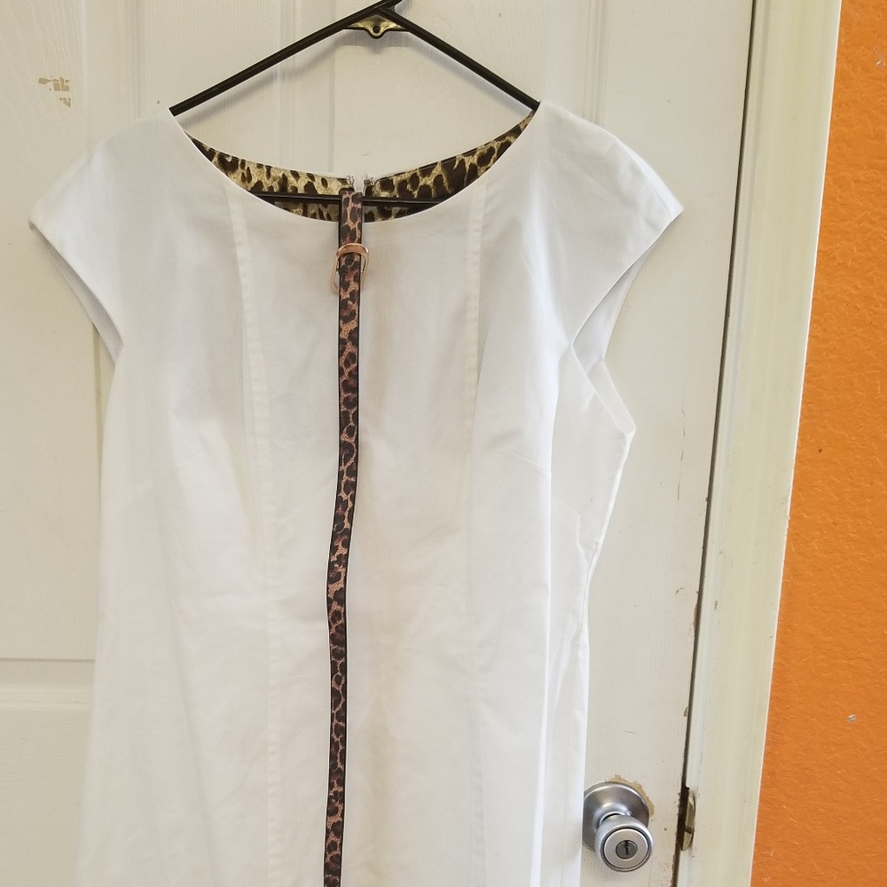 Signature Elegant White Dress, Size 14